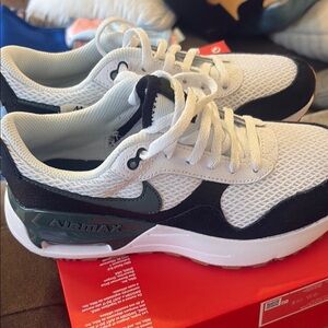 Nike Air Max White and Black Sneakers